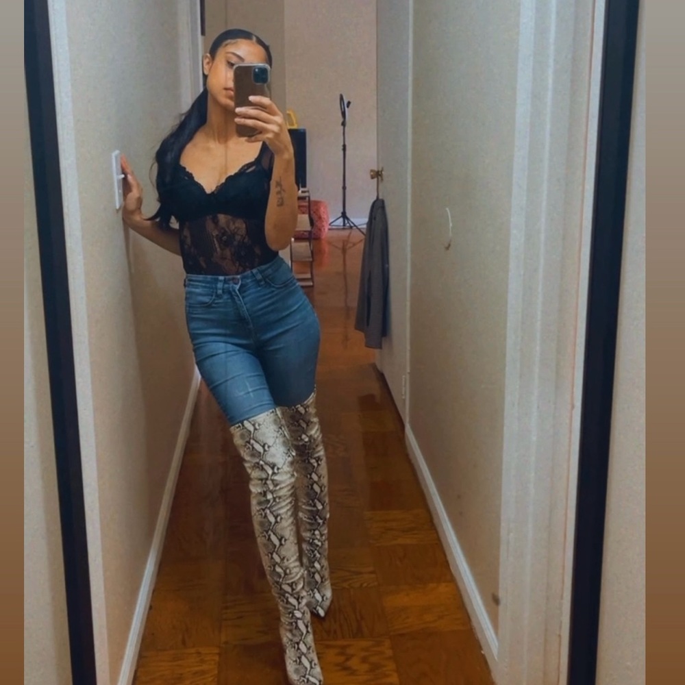 Snakeskin Boots